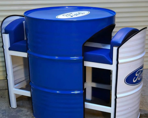 Table bois métal sur-mesure